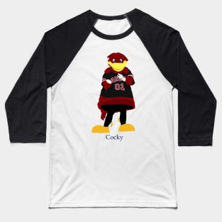 South Carolina Mascot Cocky Drawing Baseball T-Shirt